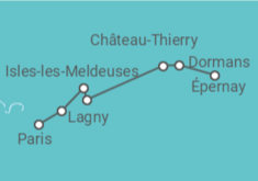 Itinéraire -  Croisière sur le canal de la Marne - De Paris à Épernay (formule port/port) - CroisiEurope