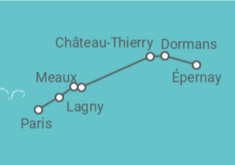 Itinéraire -  Croisière sur le canal de la Marne - De Paris à Épernay (formule port/port) - CroisiEurope