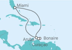 Itinéraire -  Aruba, Bonaire, Saint-Eustache et Saba, Curaçao - Celebrity Cruises