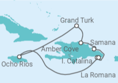 Itinéraire -  Jamaique, Bahamas, République Dominicaine - Costa Croisières