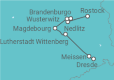 Itinéraire -  Noël sur lElbe de Berlin à Dresde (formule port/port) - CroisiEurope