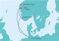 Itinéraire -  Norvège - Costa Croisières