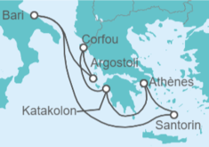 Itinéraire -  Grèce - MSC Croisières