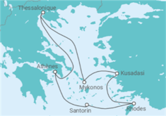 Itinéraire -  Grèce, Turquie - Celebrity Cruises