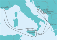 Itinéraire -  Mer Adriatique - CFC Compagnie Française de Croisières