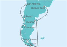 Itinéraire -  Chili, Argentine - Costa Croisières