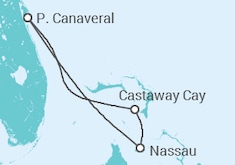 Itinéraire -  Bahamas - Disney Cruise Line