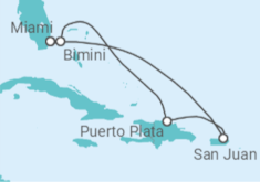 Itinéraire -  Porto Rico - Virgin Voyages