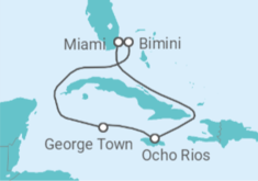 Itinéraire -  Jamaique, Iles Caiman - Virgin Voyages