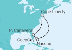 Itinéraire -  Bahamas - Royal Caribbean