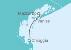 Itinéraire -  Lumières de lAvent, croisière au cœur des marchés de Noël de Venise et sa lagune (formule port/port) - CroisiEurope