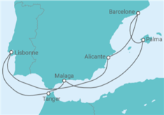 Itinéraire -  Espagne, Maroc, Portugal - Explora Journeys