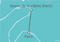 Itinéraire -  Réveillon prestigieux - Paris en habits de fête (formule port/port) - CroisiEurope