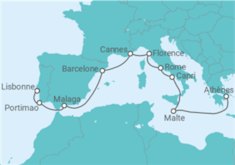 Itinéraire -  Côtes radieuses - Regent Seven Seas