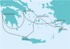 Itinéraire -  Îles grecques inspirantes - Regent Seven Seas