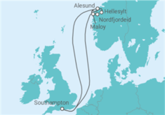 Itinéraire -  Norvège TI - MSC Croisières