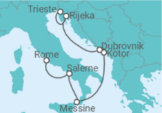 Itinéraire -  Italie, Monténégro, Croatie - Regent Seven Seas