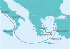 Itinéraire -  Grèce, Turquie, Italie - Regent Seven Seas
