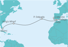 Itinéraire -  Bermudes, Portugal, Espagne - Regent Seven Seas