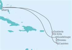 Itinéraire -  Guadeloupe, Sainte Lucie - Regent Seven Seas