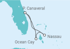Itinéraire -  Bahamas TI - MSC Croisières