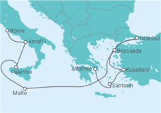 Itinéraire -  Exploration gréco-romaine - Regent Seven Seas