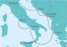 Itinéraire -  Croatie, Monténégro, Grèce, Italie - Norwegian Cruise Line