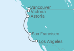 Itinéraire -  Canada, États-Unis - Norwegian Cruise Line