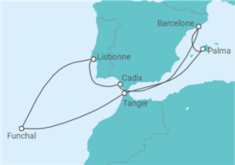 Itinéraire -  Espagne, Portugal, Maroc - Celebrity Cruises