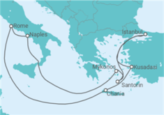 Itinéraire -  Grèce, Turquie, Italie - Celebrity Cruises