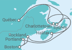 Itinéraire -  Canada - Celebrity Cruises