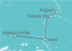 Itinéraire -  Croisière de Noël sur les canaux de Provence Escales historiques et saveurs dantan (formule port-por - CroisiEurope