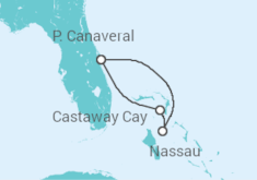 Itinéraire -  Bahamas - Disney Cruise Line