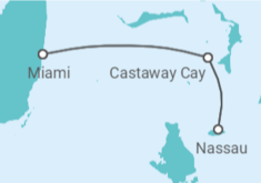 Itinéraire -  Bahamas - Disney Cruise Line