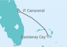 Itinéraire -  États-Unis - Disney Cruise Line