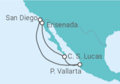 Itinéraire -  Mexique - Disney Cruise Line