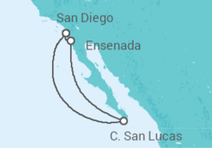 Itinéraire -  Mexique - Disney Cruise Line