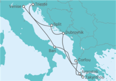 Itinéraire -  De Venise à Trieste (Italie) TI - Costa Croisières