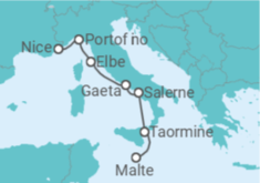 Itinéraire -  Italie - Silversea