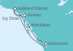 Itinéraire -  Alaska - Celebrity Cruises