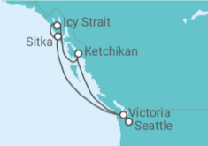 Itinéraire -  Alaska - Oceania Cruises