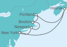 Itinéraire -  États-Unis, Canada - Princess Cruises