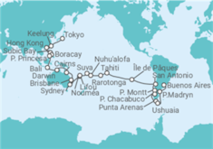 Itinéraire -  Tour du Monde - Costa Croisières