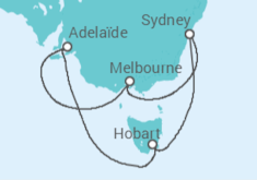 Itinéraire -  Australie - Celebrity Cruises