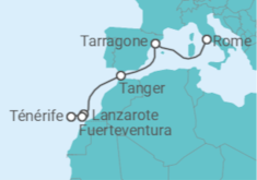 Itinéraire -  Iles Canaries et Madère TI - MSC Croisières