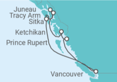 Itinéraire -  Alaska - Royal Caribbean