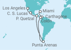 Itinéraire -  Colombie, Panama, Chili, Mexique - Virgin Voyages