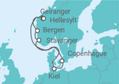Itinéraire -  Terre des Vikings - Costa Croisières