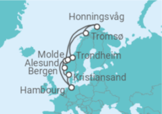 Itinéraire -  Norvège - Boissons incluses - MSC Croisières