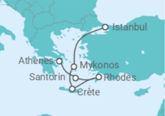Itinéraire -  Grèce - Boissons incluses - Costa Croisières